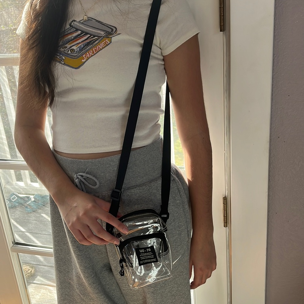 Urban outfitters plastic pouch
